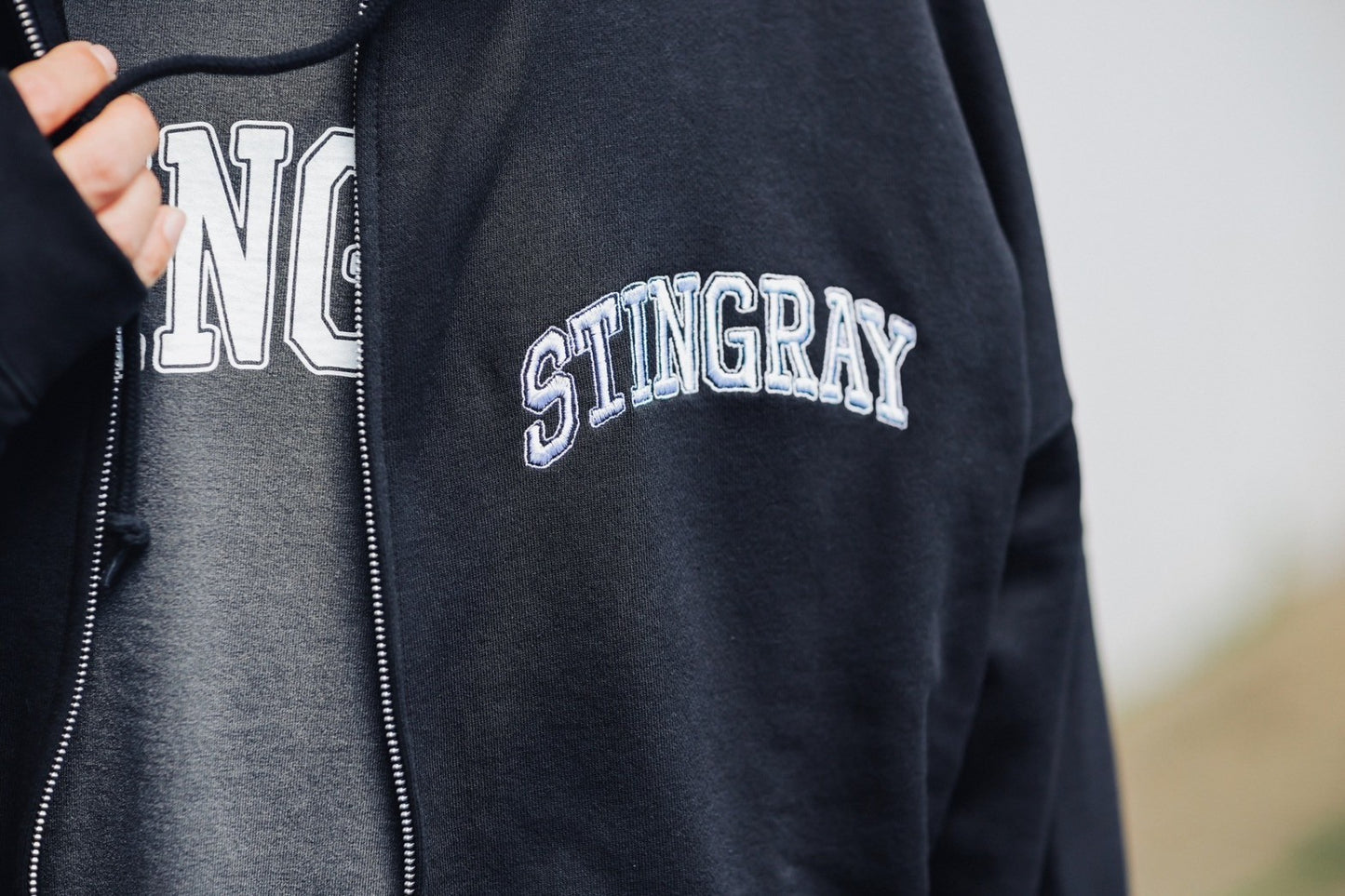 Zip up hoodie