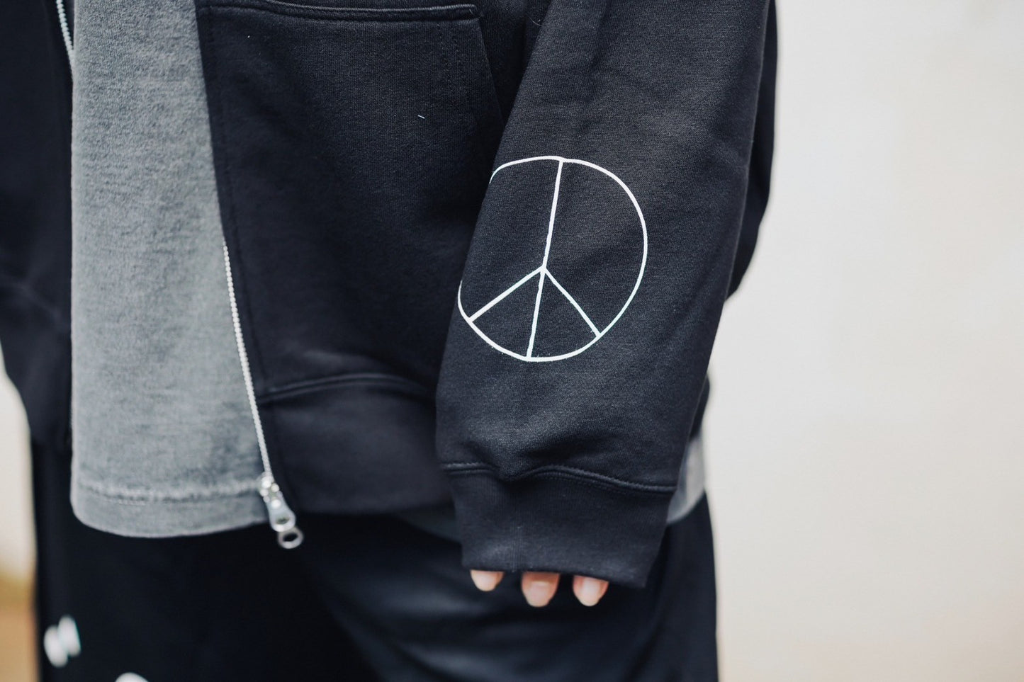 Zip up hoodie