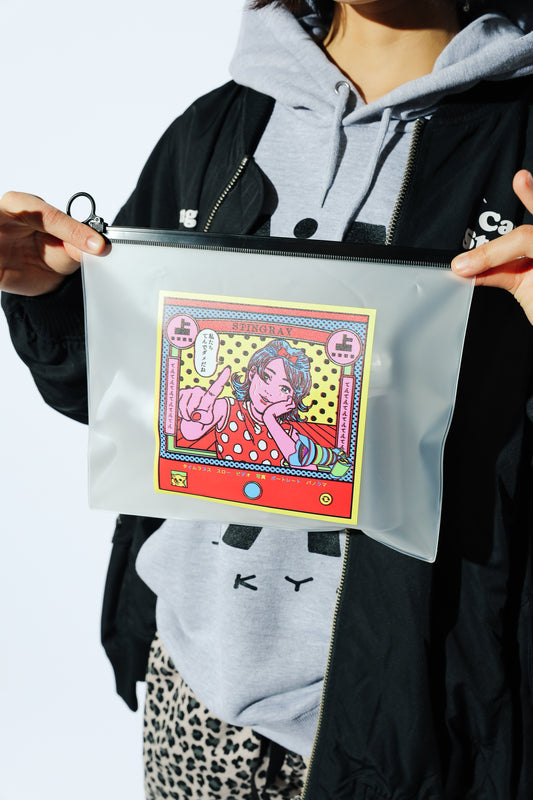 STINGRAY × 原田ちあき collaboration PVC pouch